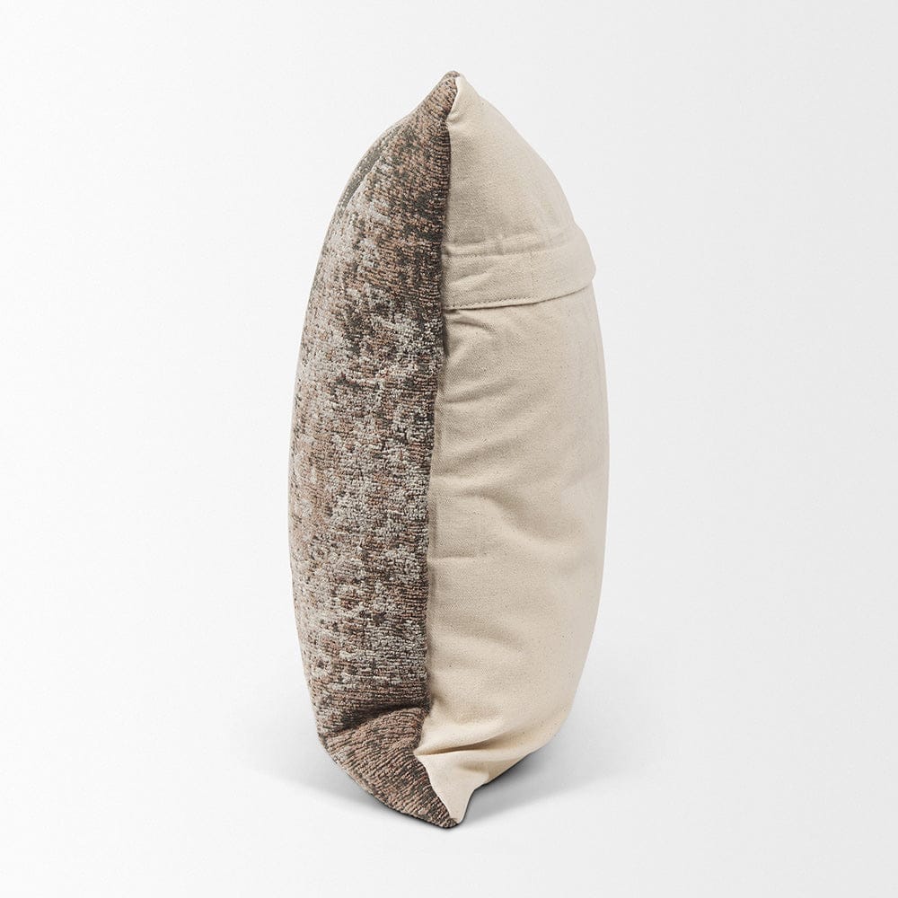 Mercana - Khloe Taupe Square Pillow Cover - 70343 view 3