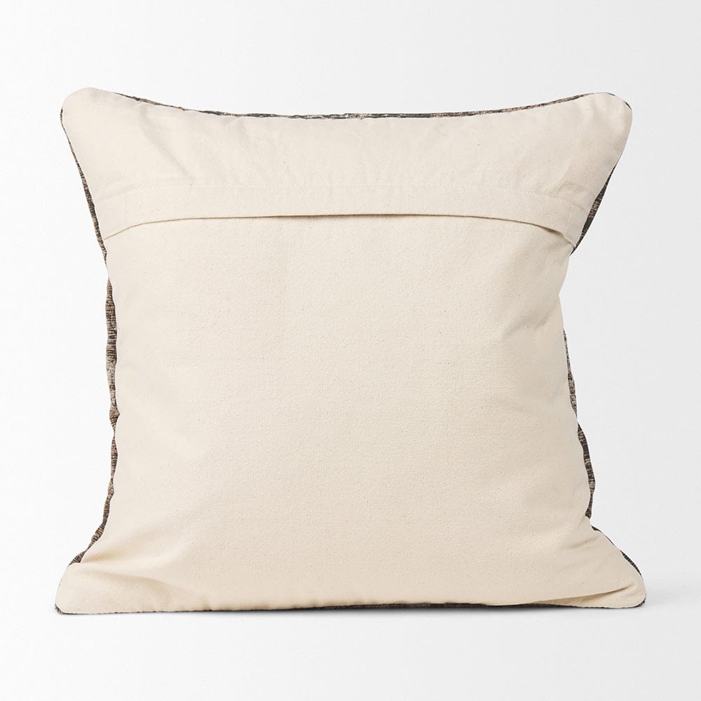 Mercana - Khloe Taupe Square Pillow Cover - 70343 view 4