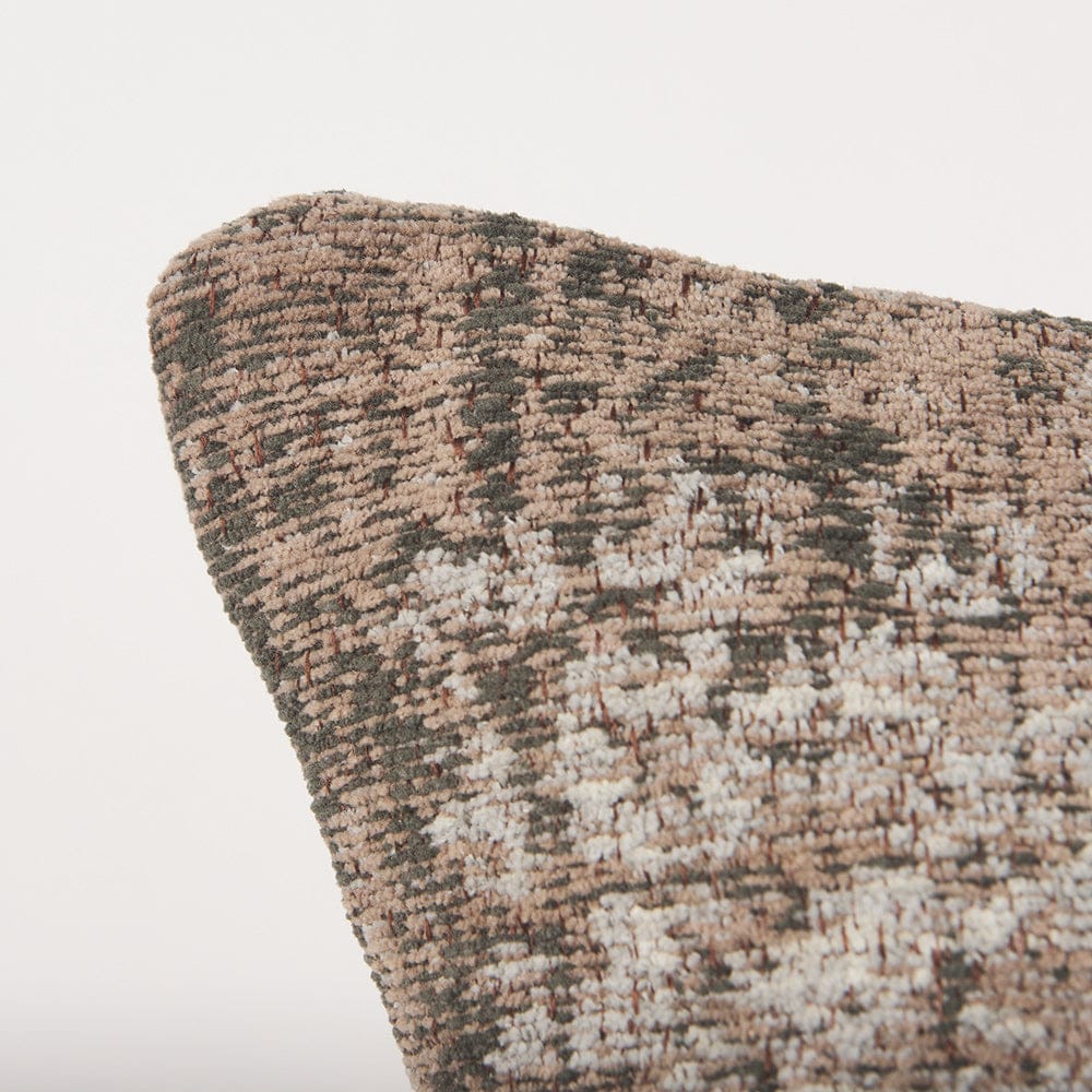 Mercana - Khloe Taupe Square Pillow Cover - 70343 view 5