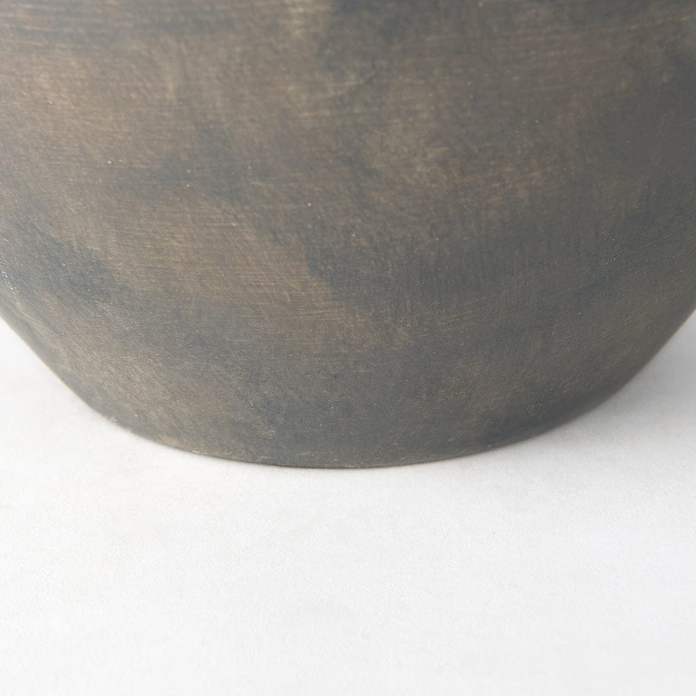 Mercana - Kilian Short Brown-Gray Double Ear Vase - 70087 view 8