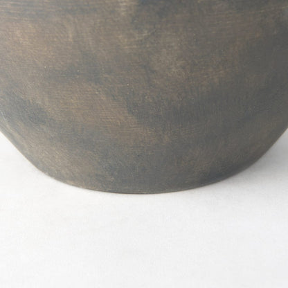 Mercana - Kilian Short Brown-Gray Double Ear Vase - 70087 view 8