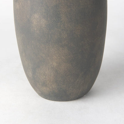 Mercana - Kilian Tall Matte Brown-Gray Double Ear Vase - 70085 view 8
