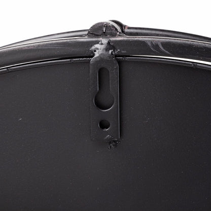 Mercana - Kimbel 24L x 24W Black Metal Mirrored Base Round Tray - 57237 view 9