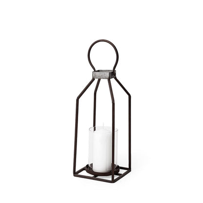 Mercana - Kingston II Small Rustic Metal Framed Table Candle Holder - 67244 view 1