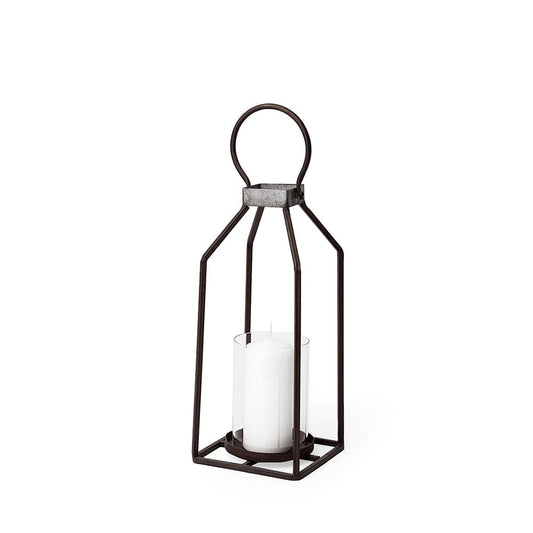 Mercana - Kingston II Small Rustic Metal Framed Table Candle Holder - 67244 view 1