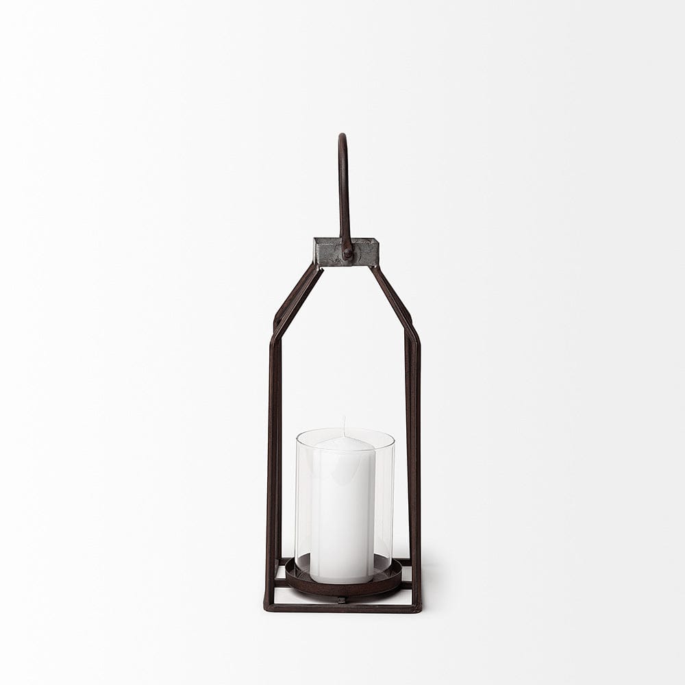 Mercana - Kingston II Small Rustic Metal Framed Table Candle Holder - 67244 view 3