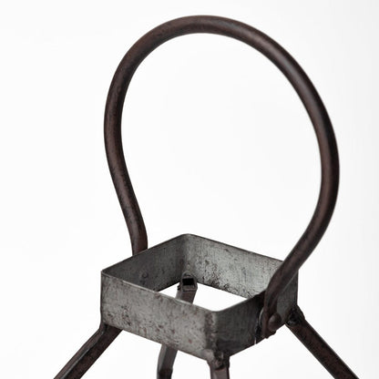Mercana - Kingston II Small Rustic Metal Framed Table Candle Holder - 67244 view 7