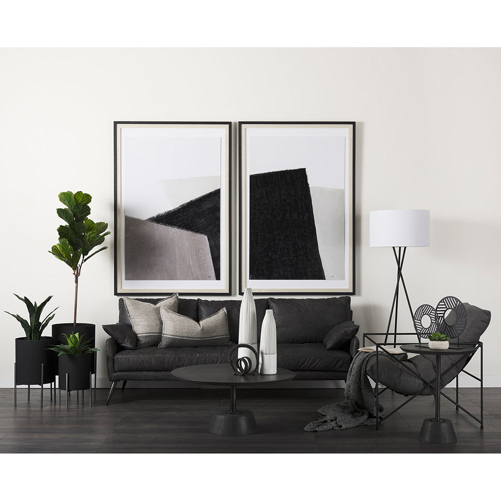 Mercana - Kira I Small White Pinstripe Ceramic Vase - 68625 view 7