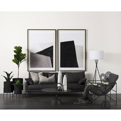 Mercana - Kira I Small White Pinstripe Ceramic Vase - 68625 view 7