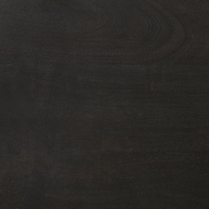 Mercana - Kiran 17L x 17W x 30H Black Wood W/ Black Metal Base C-Shape Bar Stool - 69172_CLOSEOUT view 9