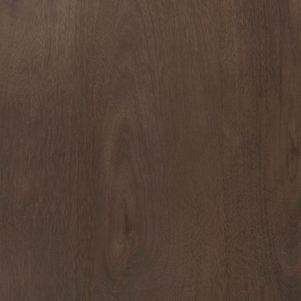 Mercana - Kiran 17L x 17W x 30H Medium Brown Wood W/ Antique Nickel Finished Metal Frame Bar Stool - 69173_CLOSEOUT view 9