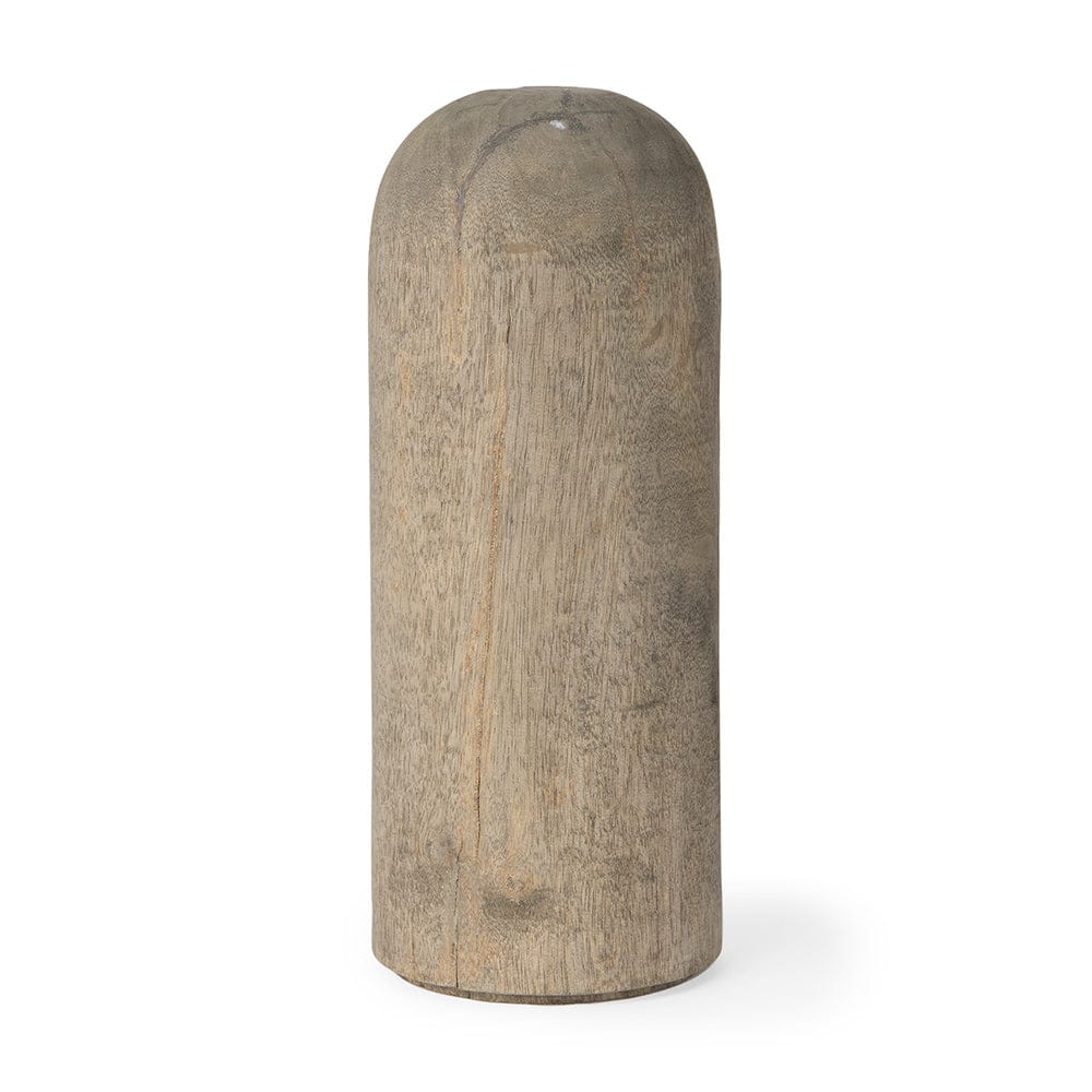 Mercana - Knox Large Gray-Wash Wood Decorative Object - 70135_CLOSEOUT view 1