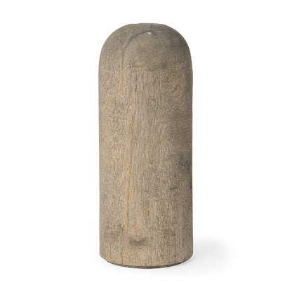 Mercana - Knox Large Gray-Wash Wood Decorative Object - 70135_CLOSEOUT view 1