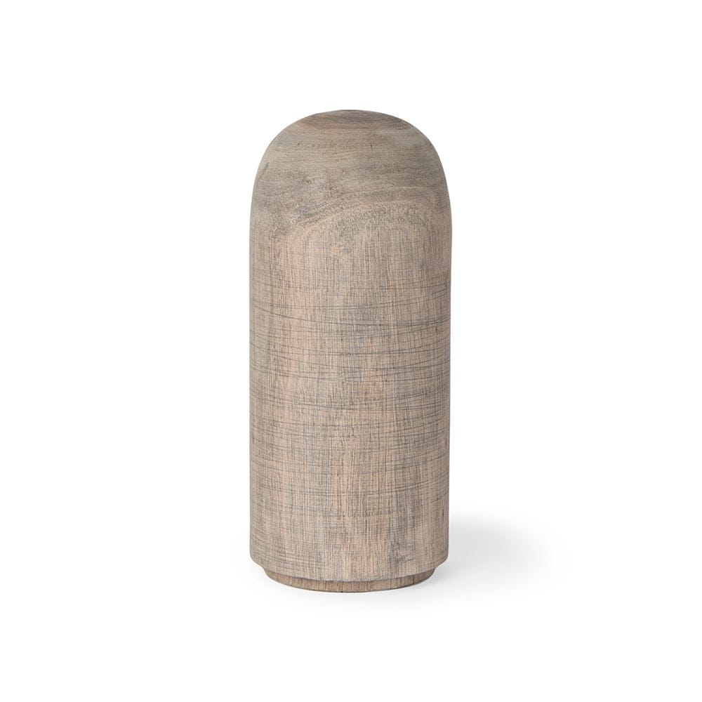 Mercana - Knox Medium Gray-Wash Wood Decorative Object - 70133_CLOSEOUT view 1