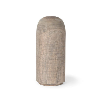 Mercana - Knox Medium Gray-Wash Wood Decorative Object - 70133_CLOSEOUT view 1