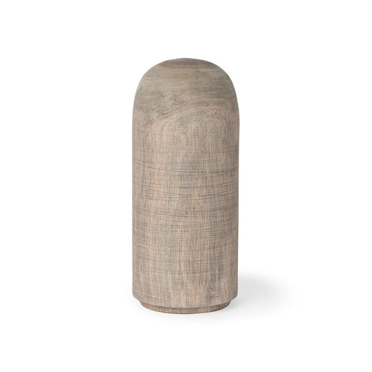 Mercana - Knox Medium Gray-Wash Wood Decorative Object - 70133_CLOSEOUT view 1