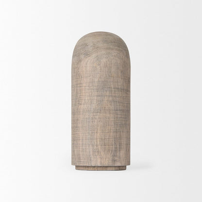Mercana - Knox Medium Gray-Wash Wood Decorative Object - 70133_CLOSEOUT view 2
