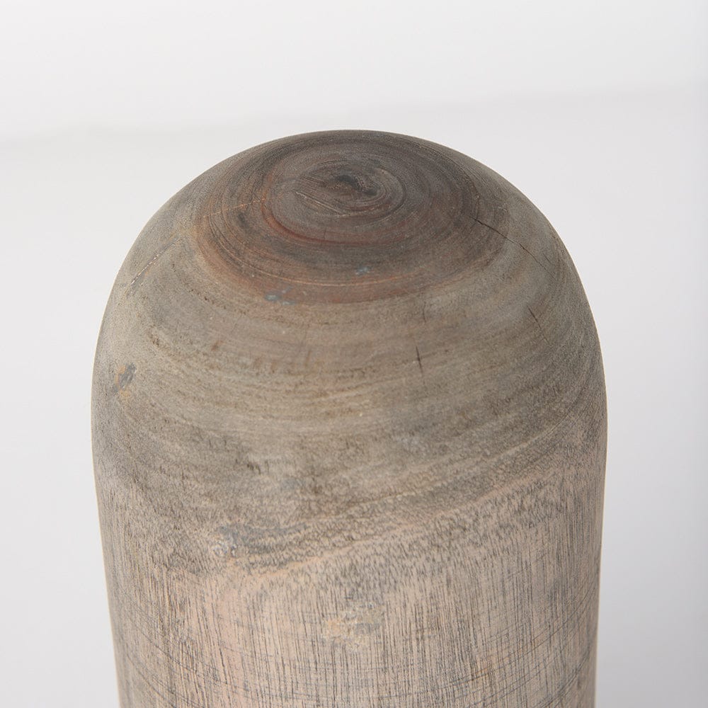 Mercana - Knox Medium Gray-Wash Wood Decorative Object - 70133_CLOSEOUT view 3