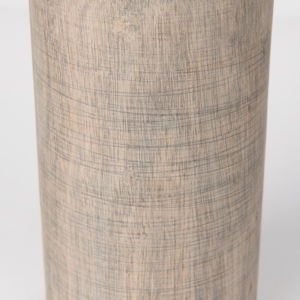 Mercana - Knox Medium Gray-Wash Wood Decorative Object - 70133_CLOSEOUT view 4