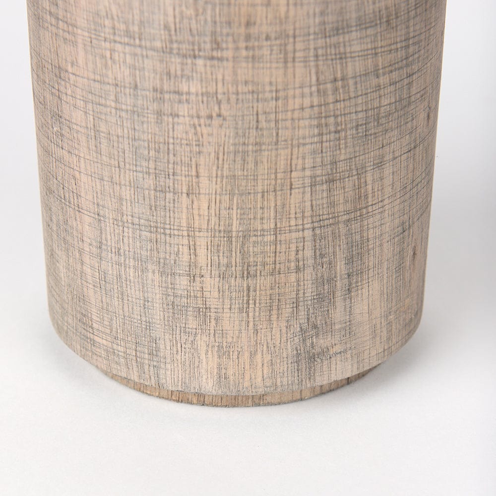 Mercana - Knox Medium Gray-Wash Wood Decorative Object - 70133_CLOSEOUT view 5
