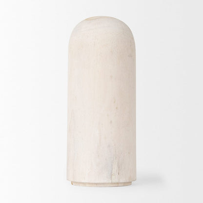 Mercana - Knox Medium White-Wash Wood Decorative Object - 70130_CLOSEOUT view 2
