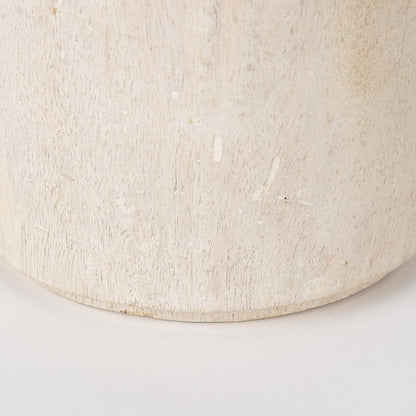 Mercana - Knox Short White-Wash Wood Decorative Object - 70131_CLOSEOUT view 3