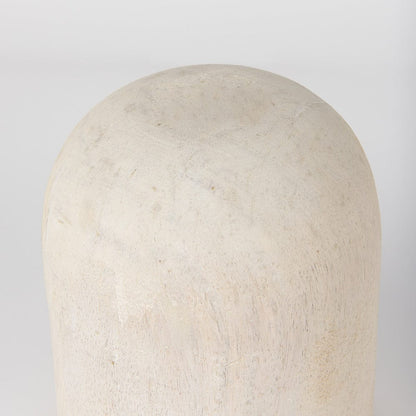 Mercana - Knox Short White-Wash Wood Decorative Object - 70131_CLOSEOUT view 7