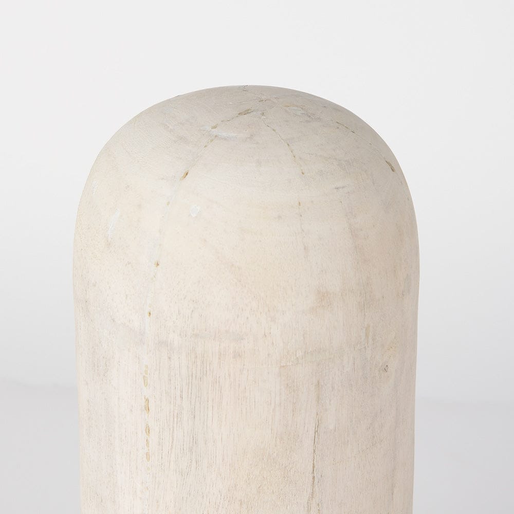 Mercana - Knox Tall White-Wash Wood Decorative Object - 70132_CLOSEOUT view 3