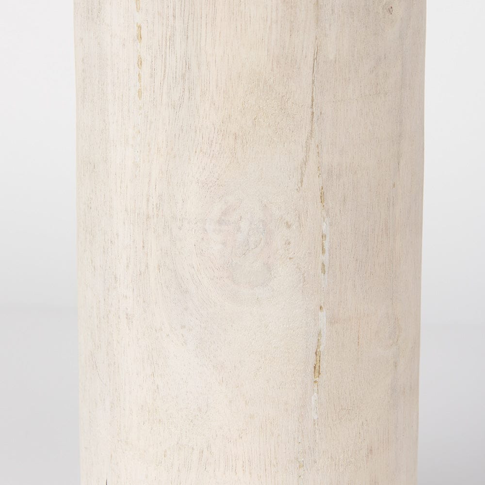 Mercana - Knox Tall White-Wash Wood Decorative Object - 70132_CLOSEOUT view 4