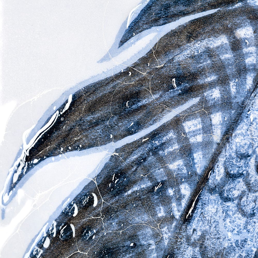 Mercana - Koi Fish Blue I by Mercana Studio a Hand Embellished Textured Canvas - 101689-L view 4