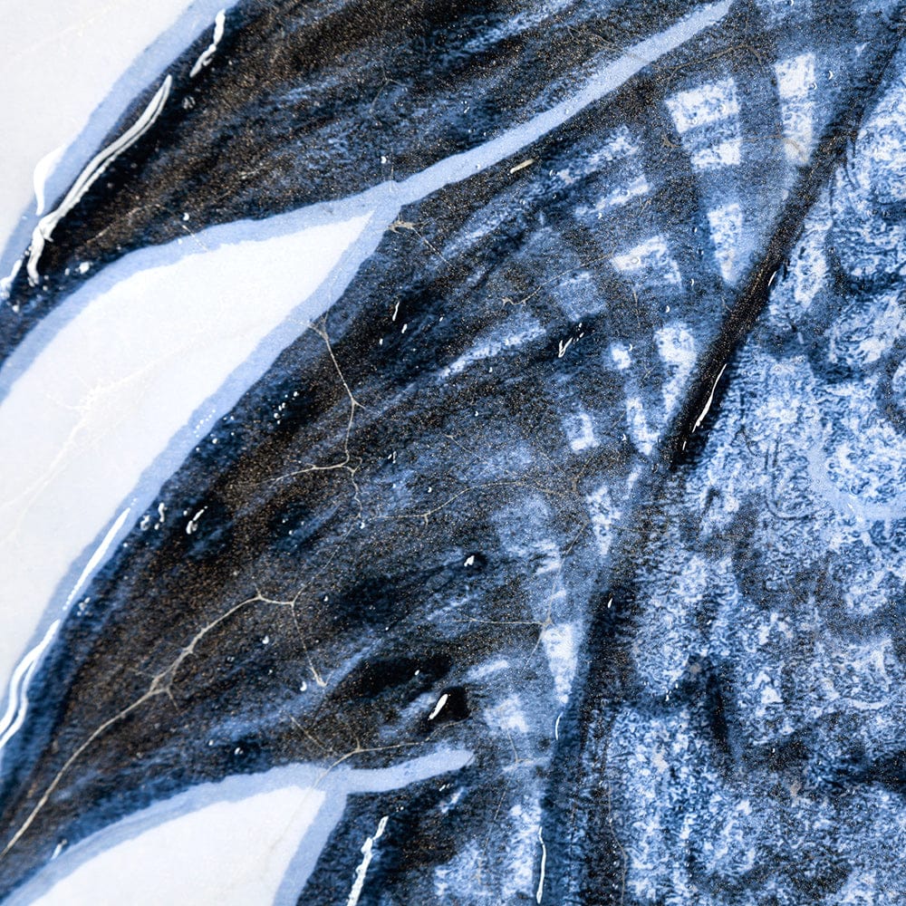 Mercana - Koi Fish Blue I by Mercana Studio a Hand Embellished Textured Canvas - 101689-S view 5