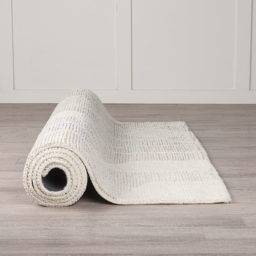Mercana - Kolt 9x12 Neutral Geometric Patterned Wool Area Rug - 69770 view 2