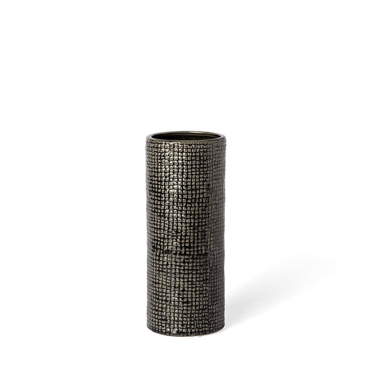 Mercana - Kona II Medium Black/Gold Ceramic Vase - 68025 view 1