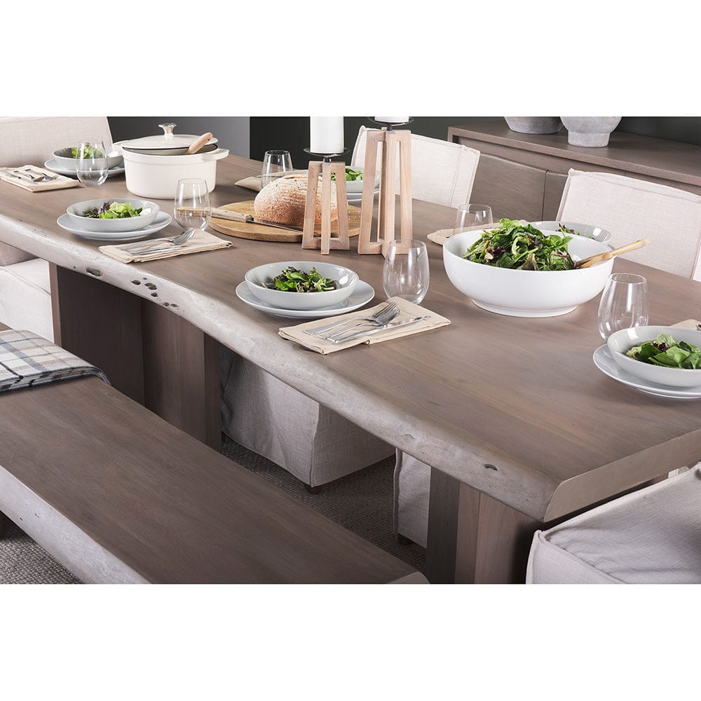 Mercana - Konstantin 94.0 x 40.0 x 30.0 Medium Brown Wood W/ Live Edge Rectangular Dining Table - 69140-AB view 13