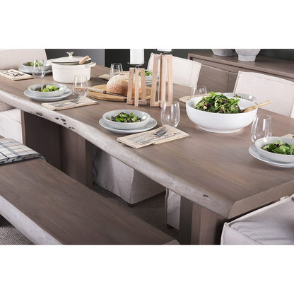 Mercana - Konstantin 94.0 x 40.0 x 30.0 Medium Brown Wood W/ Live Edge Rectangular Dining Table - 69140-AB view 13