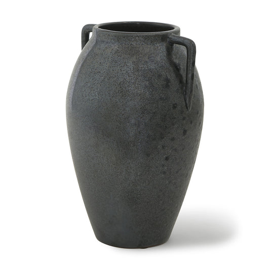 Mercana - Kora Medium Dark Metallic Double Ear Vase - 70080 view 1