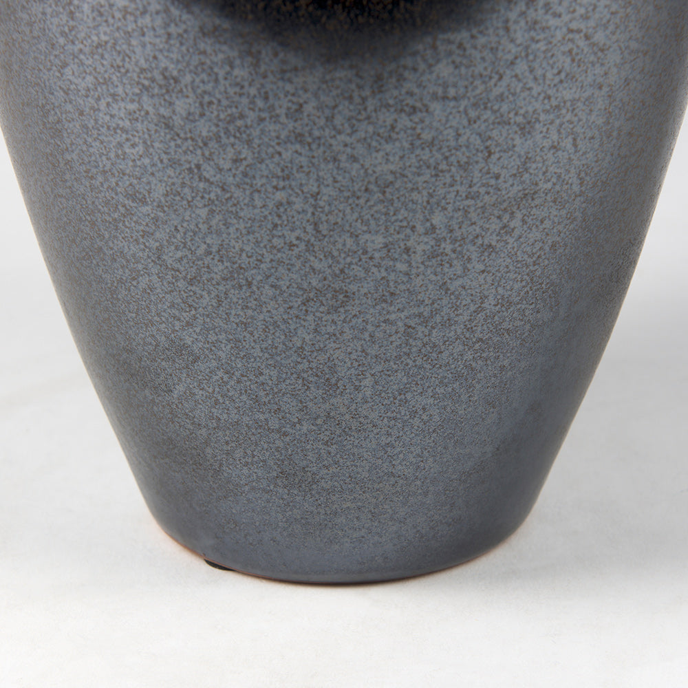 Mercana - Kora Medium Dark Metallic Double Ear Vase - 70080 view 8