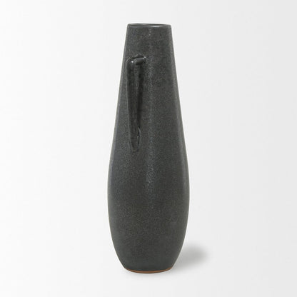 Mercana - Kora Tall Dark Metallic Double Ear Vase - 70079 view 3