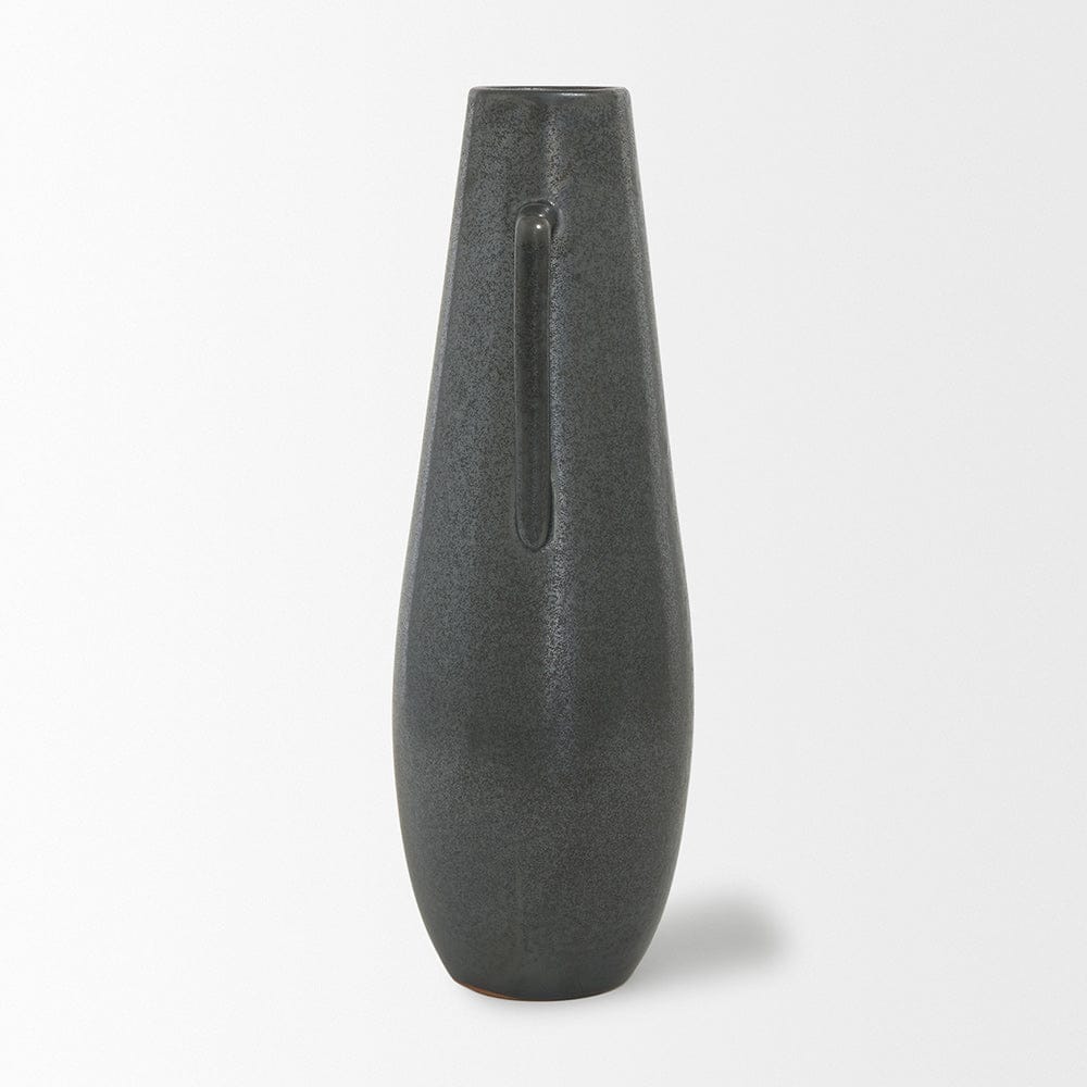 Mercana - Kora Tall Dark Metallic Double Ear Vase - 70079 view 4