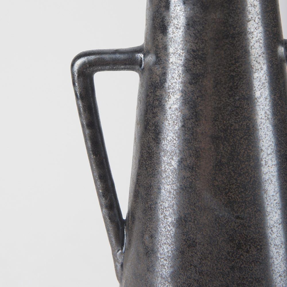 Mercana - Kora Tall Dark Metallic Double Ear Vase - 70079 view 7