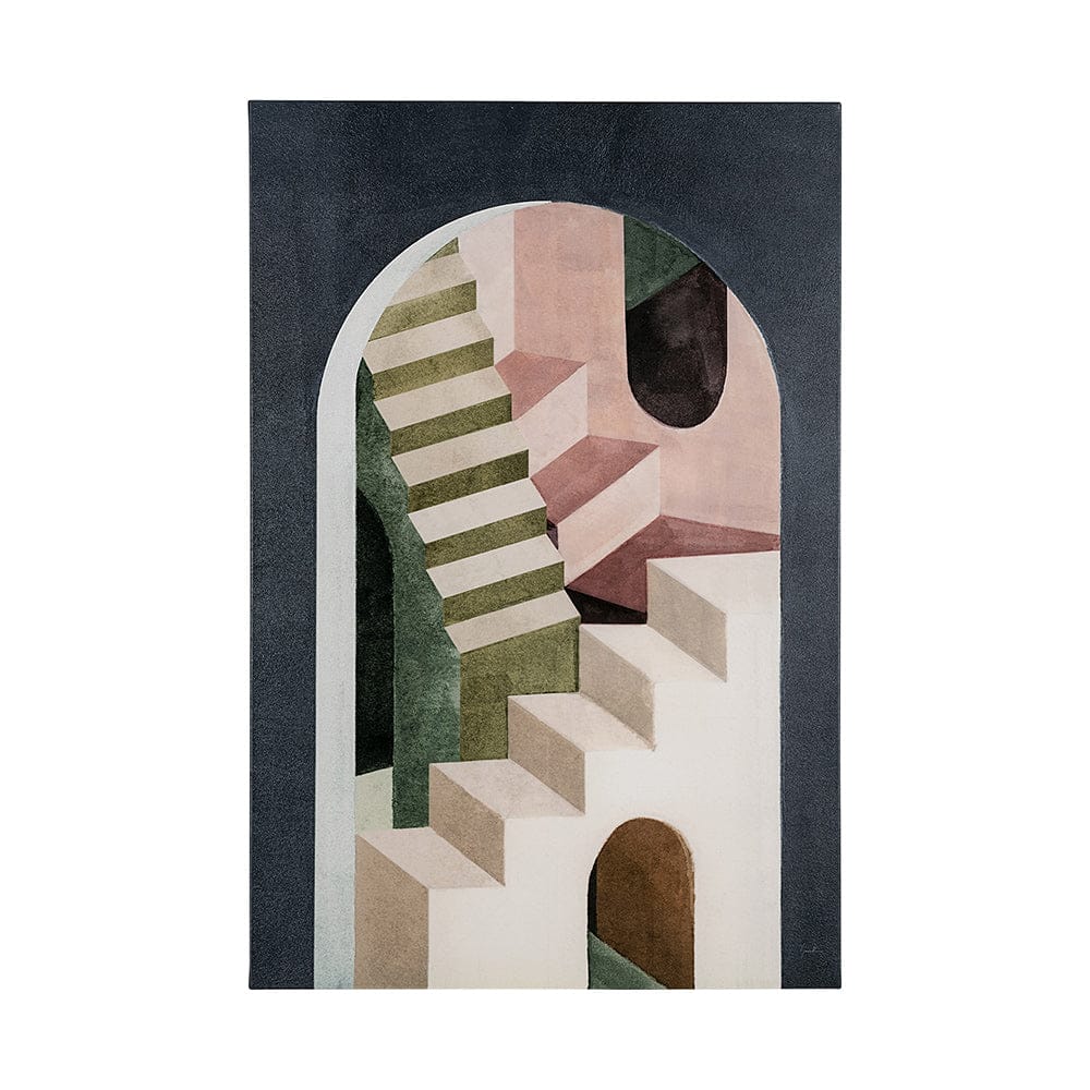 Mercana - Labyrinth I Multi Color by Mercana Studio a Hand Embellished Textured Canvas - 101697-L view 1