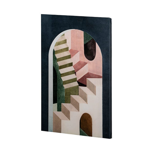 Mercana - Labyrinth I Multi Color by Mercana Studio a Hand Embellished Textured Canvas - 101697-L view 2