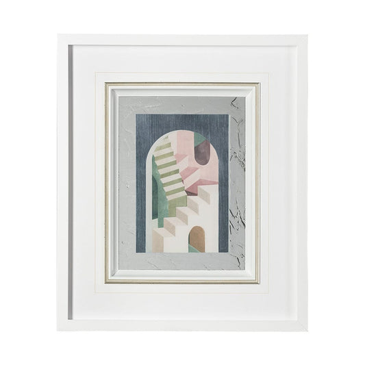 Mercana - Labyrinth I Multi Color by Mercana Studio Hand Embellished Framed Art Print Matted under Glass - 13302 view 1