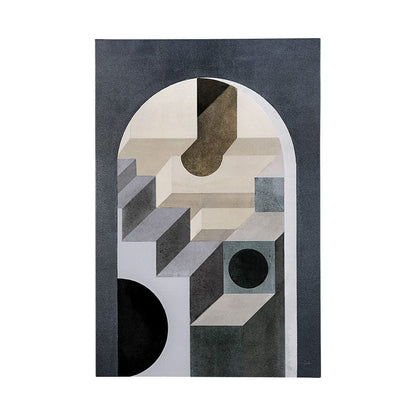 Mercana - Labyrinth II Tri Color by Mercana Studio a Hand Embellished Textured Canvas - 101706-L view 1