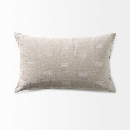 Mercana - Lacey 13 x 21 Beige/White Decorative Pillow Cover - 68892 view 7
