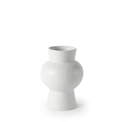 Mercana - Laforge 10.8H Medium White Ceramic Vase - 69464 view 1