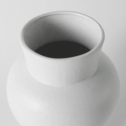 Mercana - Laforge 10.8H Medium White Ceramic Vase - 69464 view 4