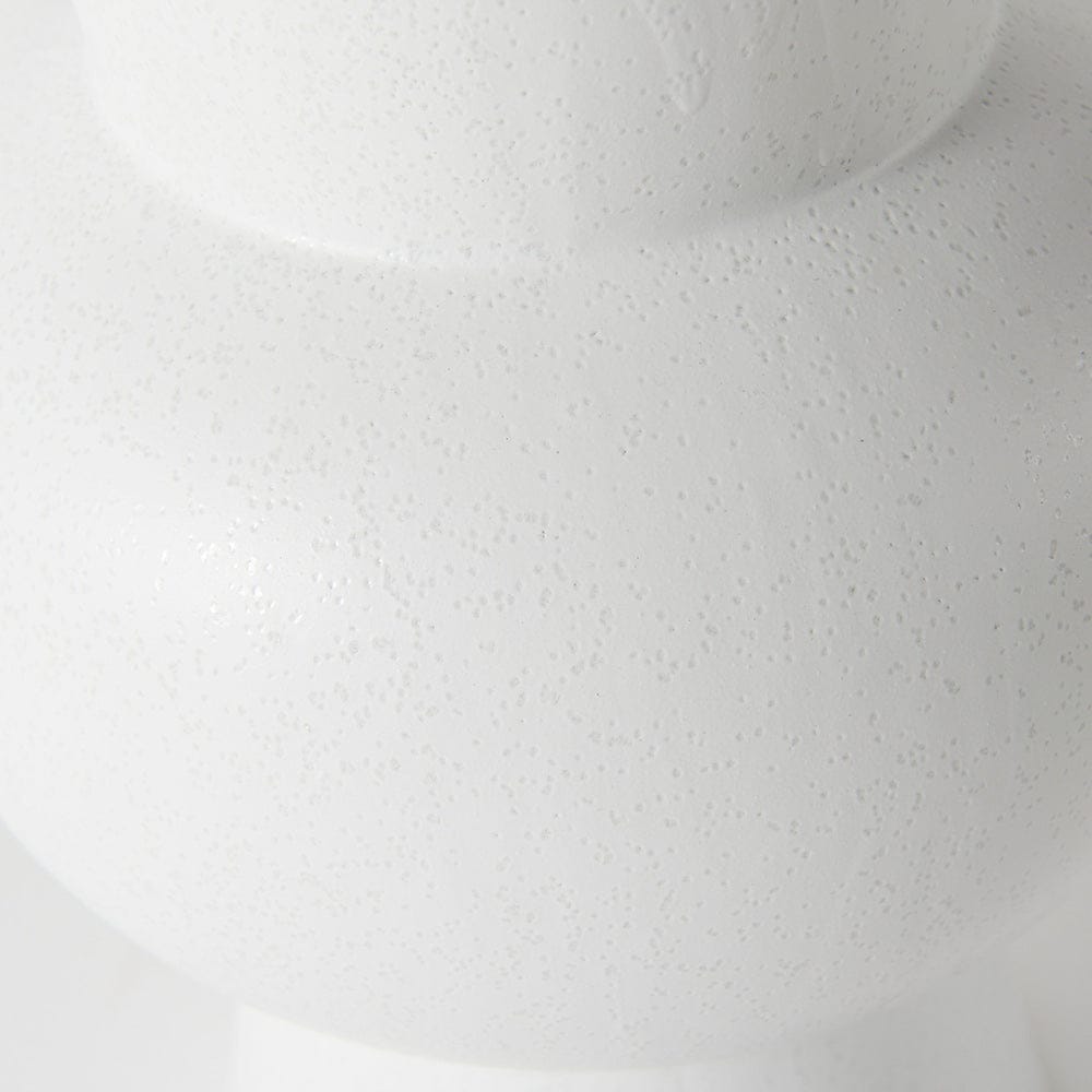 Mercana - Laforge 10.8H Medium White Ceramic Vase - 69464 view 6