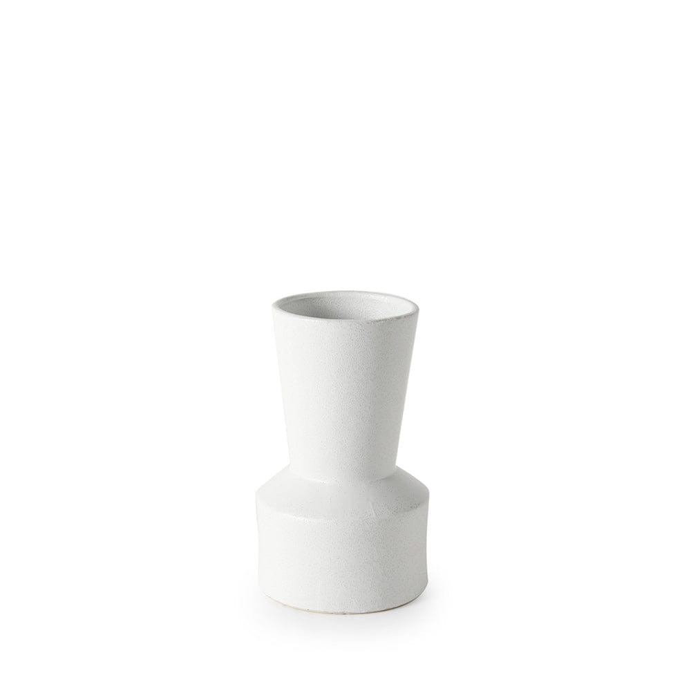 Mercana - Laforge 9.4H Small White Ceramic Vase - 69463 view 1