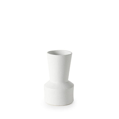 Mercana - Laforge 9.4H Small White Ceramic Vase - 69463 view 1